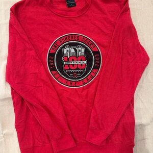 Ohio Stadium Centennial Red Sweater